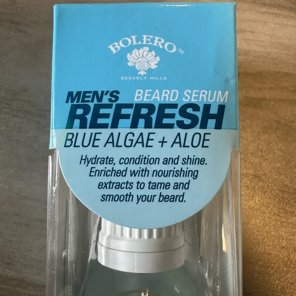 Men’s Refresh Blue Algae and Aloe Beard Serum x 4‎